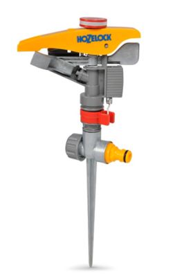 Arroseur canon sur pic Hozelock en métal et plastique