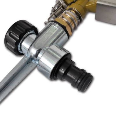 Arroseur à impulsion sur piquet zinc métal 2 pièces vidaXL