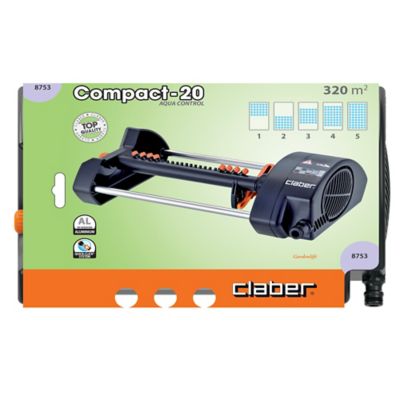 Arroseur oscillant compact 20 Claber Aqua Control