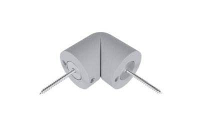Articulation pour main courante aluminium gris clair Alumin'home