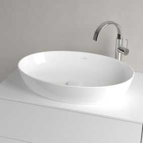 Artis Vasque à poser Villeroy & Boch 610 x 410 x 130 mm Blanc CeramicPlus sans trop-plein