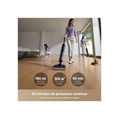 Aspirateur balai 2 en 1 Dreame H12 Pro FlexReach sans fil 18 000 Pa 180