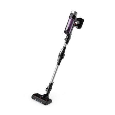 Aspirateur balai 2 en 1 rechargeable 18v noir/violet Rowenta RH2037 x-force flex 9.60