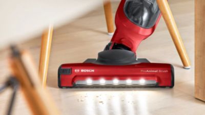 Aspirateur balai 2en1 rechargeable 28v rouge Bosch BBH3ZOO28 flexxo pro animal