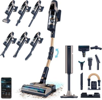 Aspirateur-balai sans fil avec vidange automatique