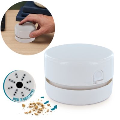 Aspirateur De Table - Je Cherche Une Idee - Ultra Compact - Noir Et Blanc