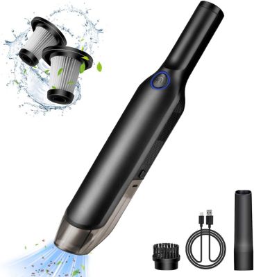Aspirateur de table sans fil rechargeable 2000PA noir