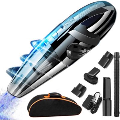 Aspirateur de table sans fil rechargeable 6500PA noir