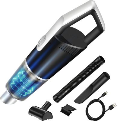 Aspirateur de table sans fil rechargeable 8000PA gris noir