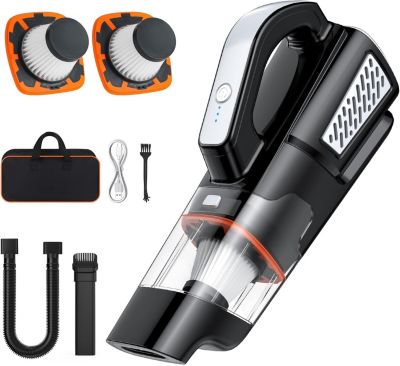 Aspirateur de table sans fil rechargeable 9500PA gris noir