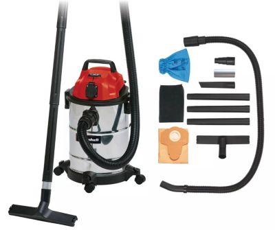Aspirateur eau et poussière TC-VC 1820 SA, 20 L, 1 250 W, cuve inox, soufflerie et accessoires.