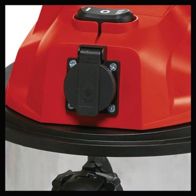 Aspirateur eau et poussière TC-VC 1820 SA, 20 L, 1 250 W, cuve inox, soufflerie et accessoires.