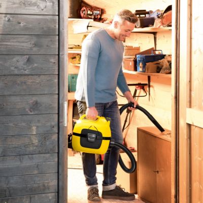 Aspirateur eau et poussières sans fil Karcher WD1 Compact, 18V, 7L