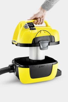 Aspirateur eau et poussières sans fil Karcher WD1 Compact, 18V, 7L