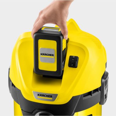 Aspirateur eau et poussières sans fil Karcher WD3, 36V, 17L