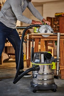 Aspirateur eau et poussières sans fil Ryobi One+ R18WDV 18V 18L (sans batterie)