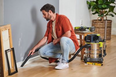 Aspirateur eau et poussières sans fil Ryobi One+ R18WDV 18V 18L (sans batterie)