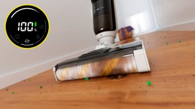 Aspirateur laveur KARCHER FCV4, sans fil, 200m², aspire lave et sèche
