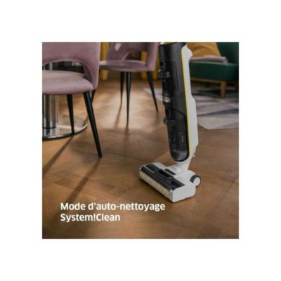 Aspirateur laveur KARCHER FCV4, sans fil, 200m², aspire lave et sèche