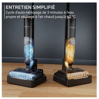 Aspirateur laveur sans fil noir Rowenta GZ5736E0 x-clean 7