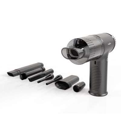 Aspirateur à main sans fil & Souffleur à Batterie Li-Ion 5V 6000 mAh, 7 buses interchangeables Nettoyage Voiture Maison NEDIS