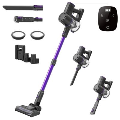 Aspirateur sans fil Vactidy V8 Pro, 25kPa, filtration cyclonique, 500ml, affichage LED, tête rotative 180, 35 min d'autonomie