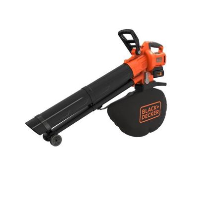 Aspirateur-souffleur-broyeur BLACK+DECKER 36V - Avec batterie et chargeur - Sac 45L