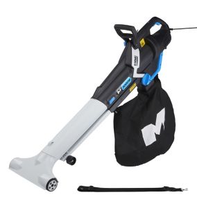 Aspirateur souffleur broyeur filaire 3000 W - 228 m³/h - ratio 15:1 - avec sac de 50 L - Mac Allister MBVP