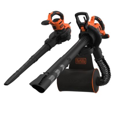 Aspirateur souffleur broyeur filaire 3000 W - 864 m³/h - ratio 16:1 - avec sac de 72 L - Black+Decker BEBLV300-QS