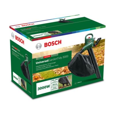 Aspirateur souffleur broyeur (filaire) 3000 W ratio de broyage 12:1 avec sac 50 L Bosch ALS30