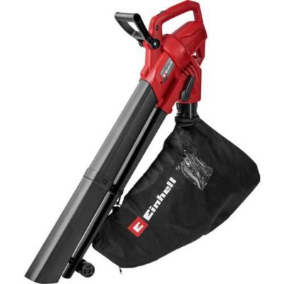 Aspirateur souffleur broyeur électrique 3 en 1 3000 W, sac 40 L, poignée réglable, roues de guidage, décharge de câble.