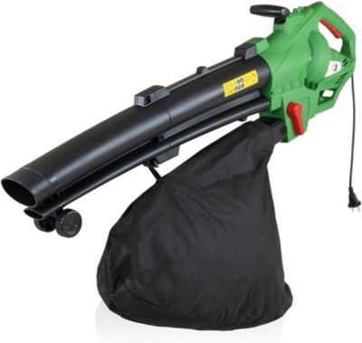 Aspirateur Souffleur Broyeur Électrique 3 en 1 de 3000 W, 270 km/h  Sac de 45 L