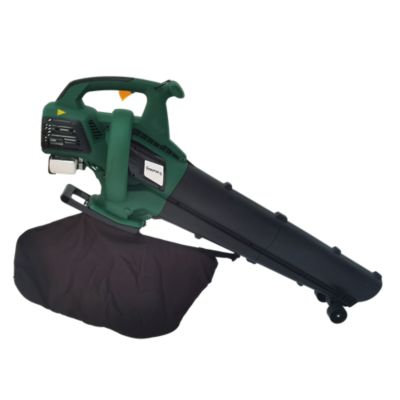 Aspirateur souffleur broyeur thermique 30 cm³ 600 m³/h ratio de broyage 10:1 avec sac 40 L