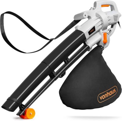 Aspirateur Souffleur de Feuilles 3 000 W - Aspirateur Ramasse Feuilles Filaire