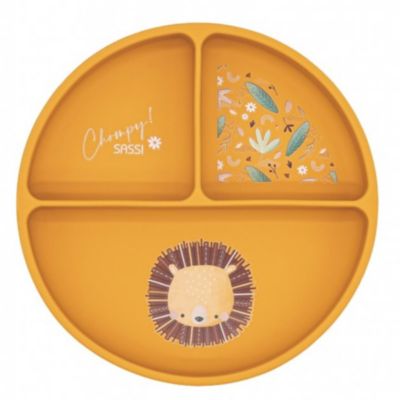 CHICCO-Plat a compartiment en silicone avec ventouse - rose - 12m | Rakuten