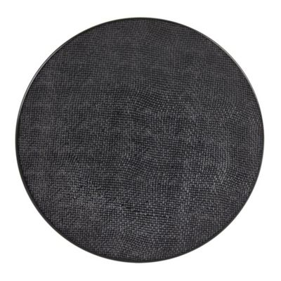 Assiette de présentation Vésuvio noir 31 cm