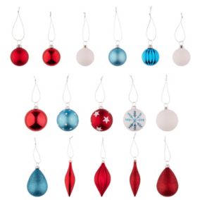 Assortiment de 40 boules de Noël Soft bloom