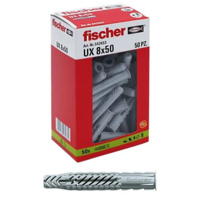 Assortiment de Chevilles pour Espaces Creux 50 pcs - Nylon Résistant - Fixation Fiable et Polyvalente - D-Work