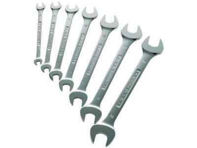 Assortiment de clés plates Facom 44.J7PB 7 pièces double extrémité métrique en acier