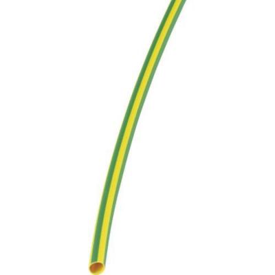 Assortiment de gaines thermorétractables HellermannTyton HIS-3-BAG 1,5/0,5 mm - 10 tubes vert-jaune