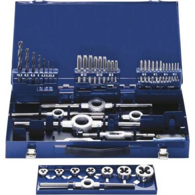 Assortiment de taraudeurs HSS M3 à M12, 49 pièces, Eventus by Exact