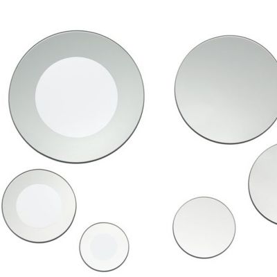 6 Pack Miroirs ronds en acrylique Plaque de miroir rond non en verre Miroir  rond auto-adhésif, 6 pouces