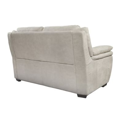 ASTIO - Canapé Fixe 2 Places Tissu Majestic Beige