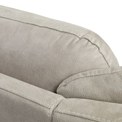 ASTIO - Canapé Fixe 2 Places Tissu Majestic Beige
