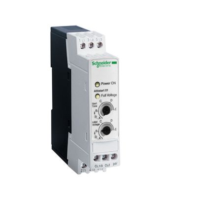 Ats01n106ft Schneider - Démarreur Progressif Pour Moteur Monophasé Et Triphasé 6a - 230v / 380v - Altistart 01