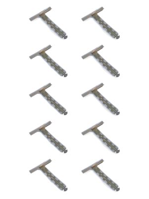 Attache tablier pour Volet Roulant avec gaine anti-rayure - Lot de 10