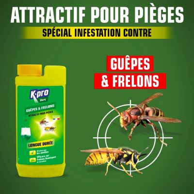 Attractif pour pièges guêpes et frelons Kapo vert 375 g