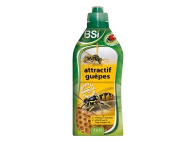 Attractif puissant pour piège à guêpes et frelons - Professionnel - Efficace sur les frelons asiatiques - Naturel - 1 L - BSI