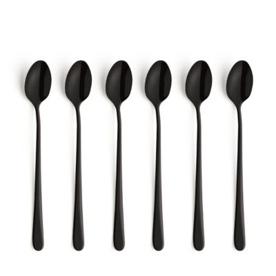 Ensemble de cuillères à latte macchiato, 8 pièces, cuillère à long drink, 20,5 cm