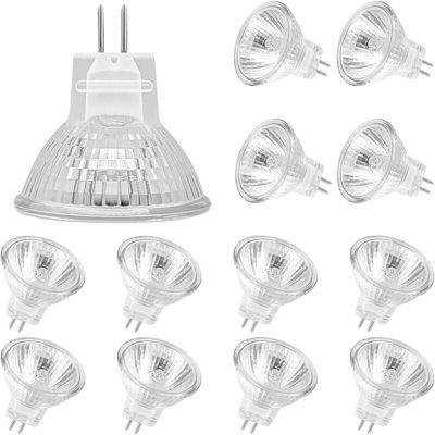 Lot De 6 Ampoules Halogènes EKSAVE MR11 12V 20W GU4 - Blanc Chaud 2800K, Dimmable